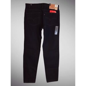 NWT Y2K Levi's 512 Slim Fit Vintage Black Jeans Tapered Leg Men's Red Tab 38x34